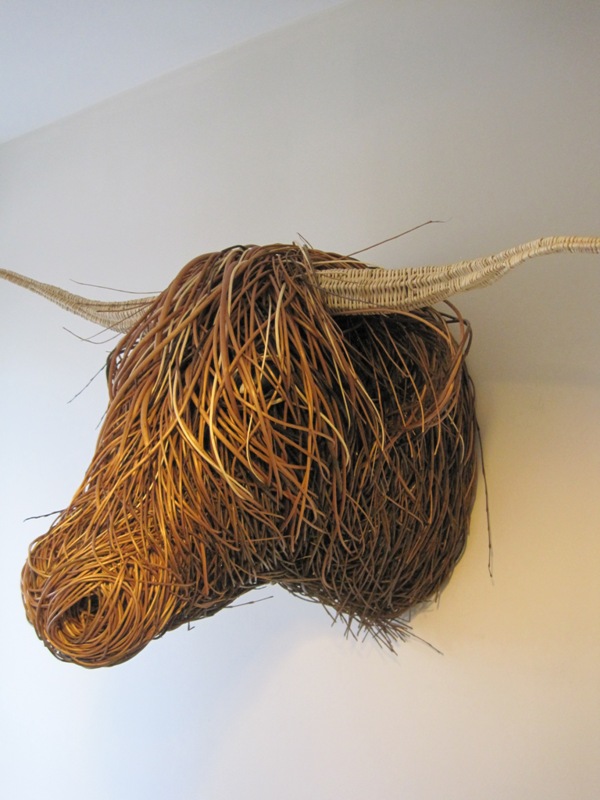 willow highland cow sculpture